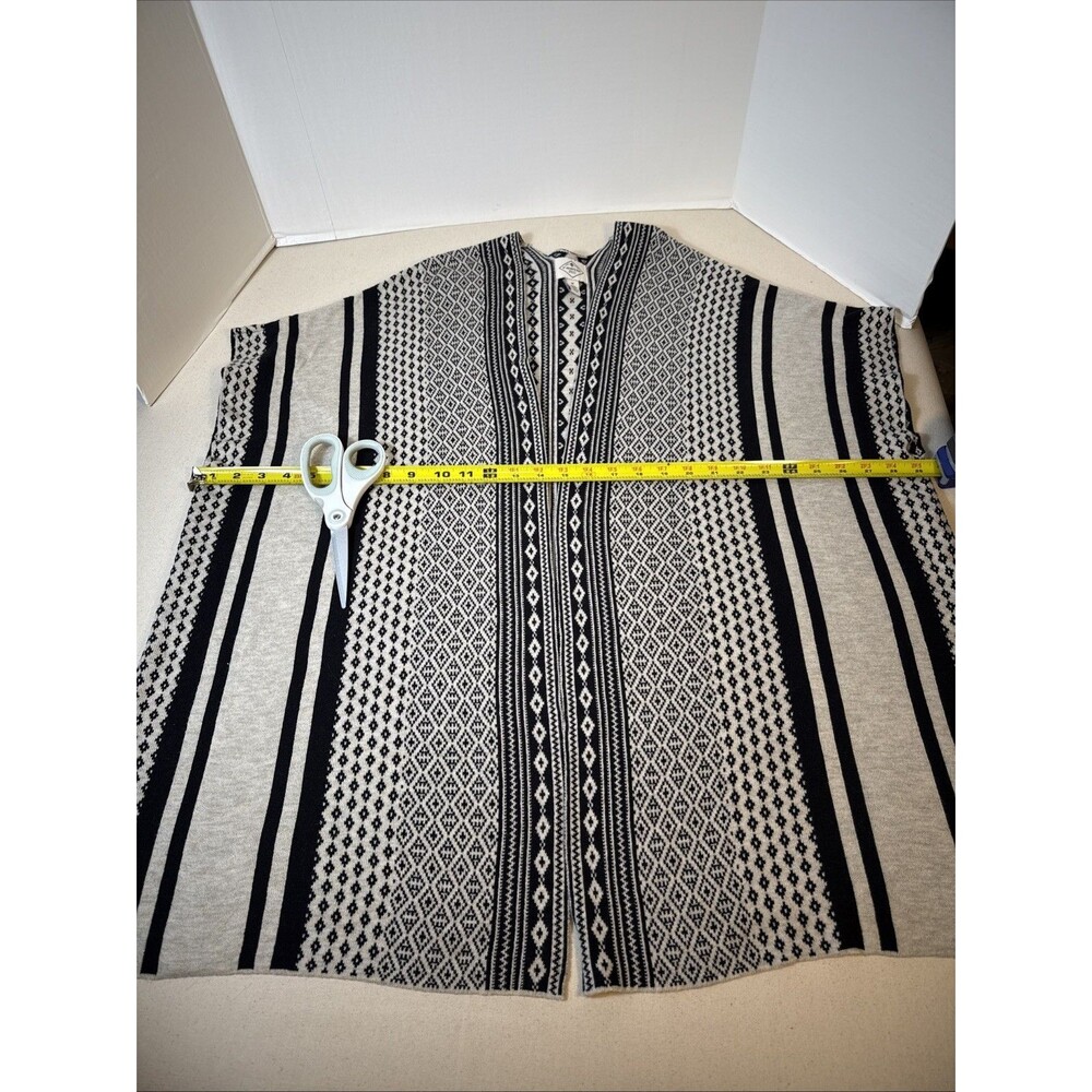 St John’s Bay Aztec 1x Open Sweater Duster Cardigan Boho Western Cowgirl - Picture 11 of 14